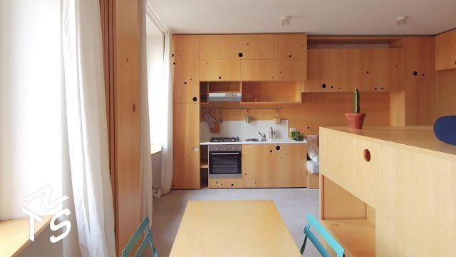 NEVER TOO SMALL Modular Milanese Micro Apartment - 34sqm/365sqft
