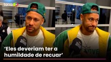 Neymar dá a sua versão sobre erro em substituição contra o Coritiba e reclama: ‘Sempre comigo’