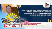 DOJ, kinumpirma na mayroon ang ICC warrant vs. Sen. Ronald ''Bato'' Dela Rosa | ulat ni Sheila Natividad