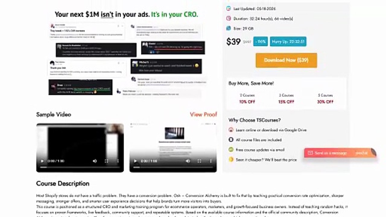 [TSCourse Download] Osh – Conversion Alchemy