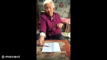 A butterfly painted with just one thread #grandma #funny