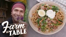 Chef JR's take on traditional Pancit Chami | Farm To Table