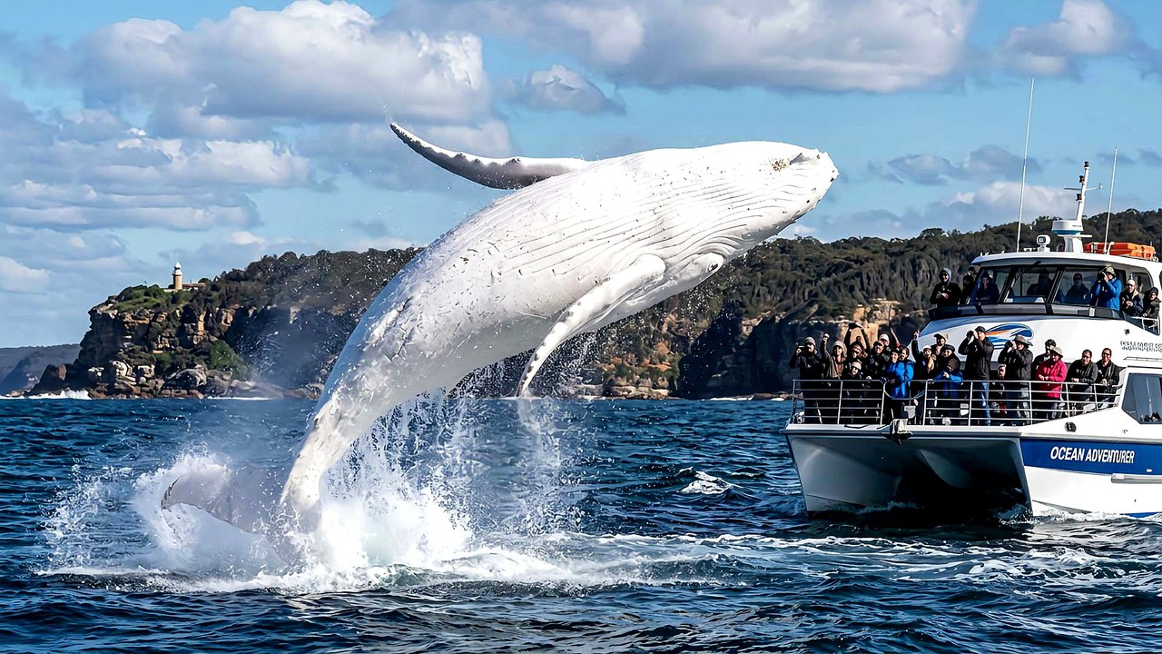 Migaloo The White Hum;pback Whale