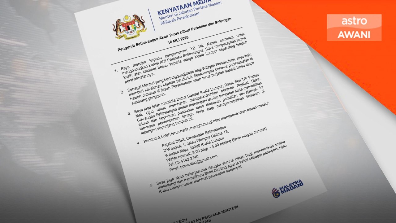 Perkhidmatan kerajaan kepada pengundi Setiawangsa tidak terganggu - Hannah Yeoh