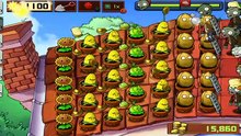 Plant Vs Zombie Adventure Roof level 3
