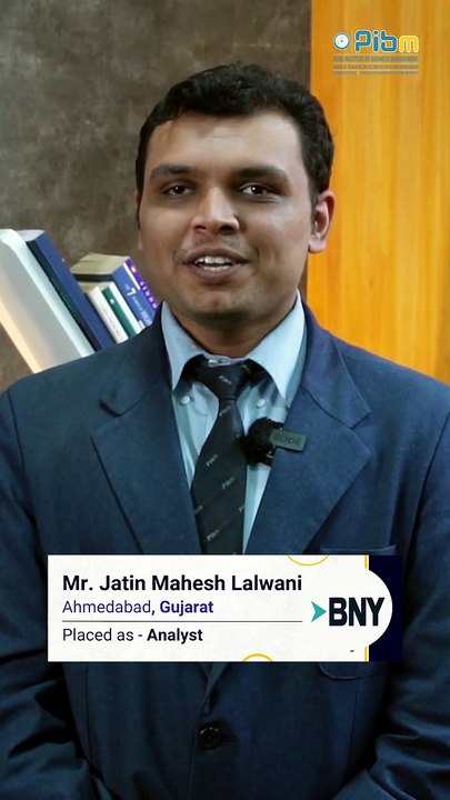 PIBM to BNY Analyst_MBA & PGDM Placements_Jatin Mahesh_Batch_2024_26