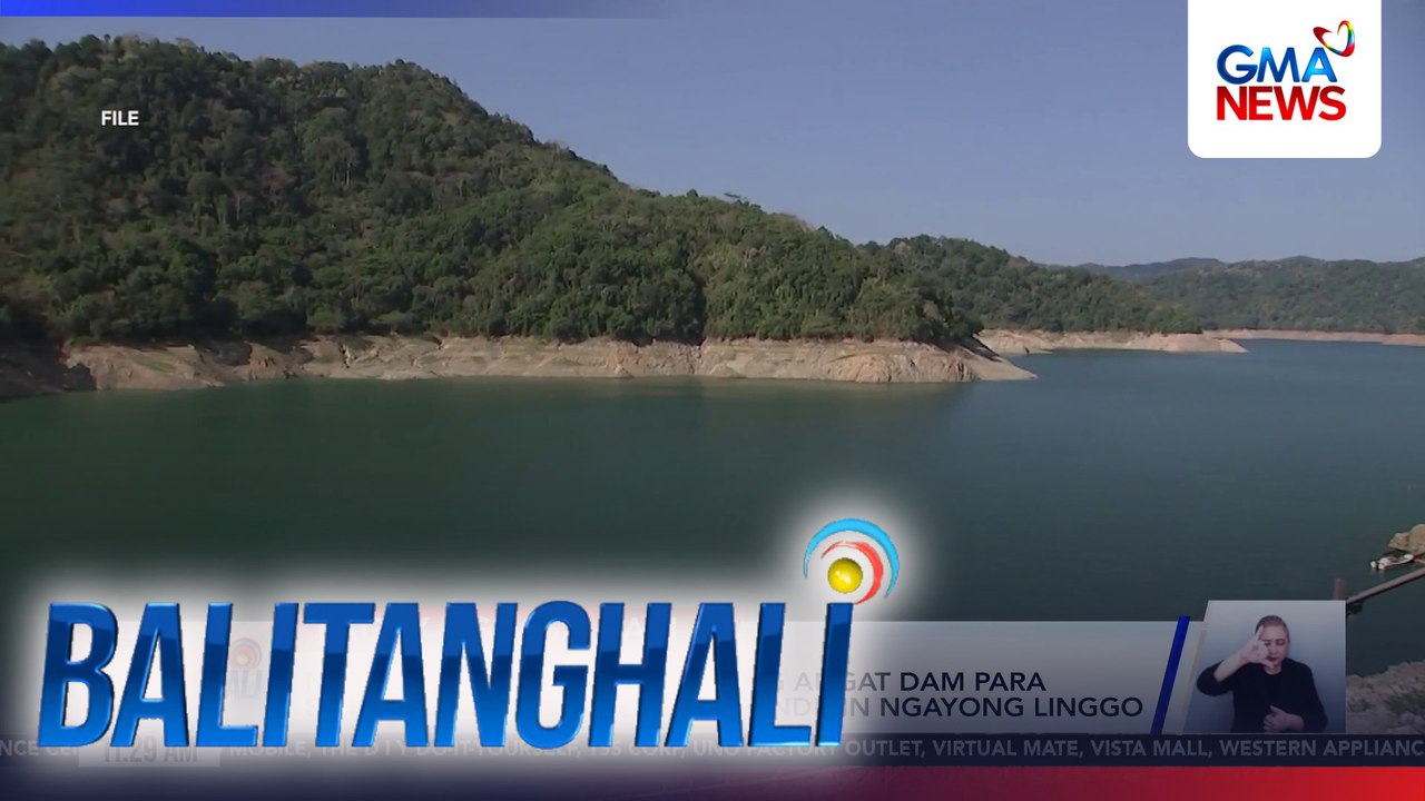 NWRB -  Pag-release ng tubig ng Angat Dam para sa irigasyon, posibleng suspendihin ngayong linggo | Balitanghali