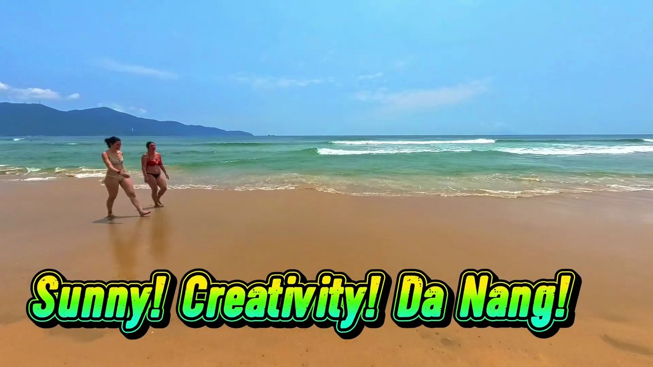 Da Nang Vietnam Beach Walk 4K 🇻🇳 | Tropical Coastal Vibes