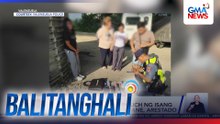 Babaeng nandukot ng pouch ng isang tumatawid sa pedestrian lane, arestado| Balitanghali