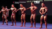 Culturistas exibem músculos em campeonatos do Sudeste Asiático