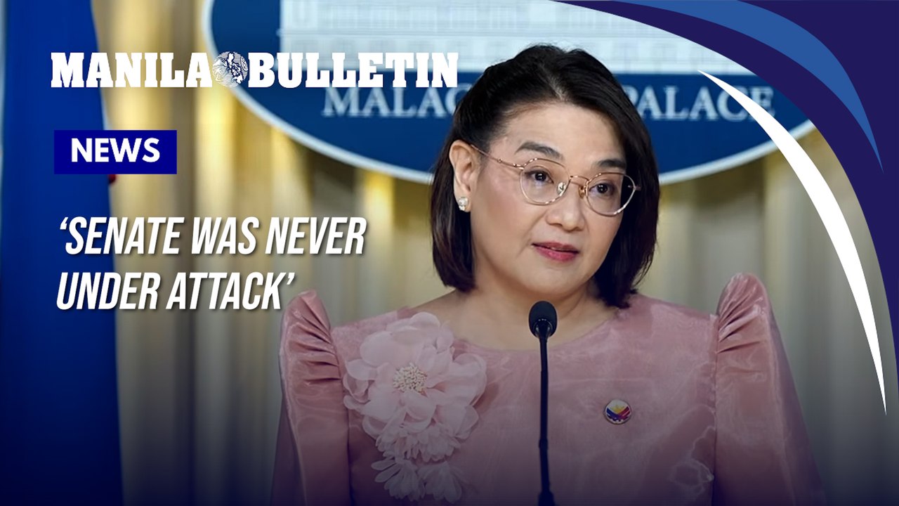 Senate was never under attack, Palace says