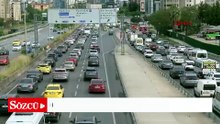 İstanbul'da haftanın ilk iş gününde trafik yoğunluğu yüzde 51 olarak ölçüldü