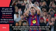 Lewandowski received 'perfect goodbye' at Camp Nou - Flick