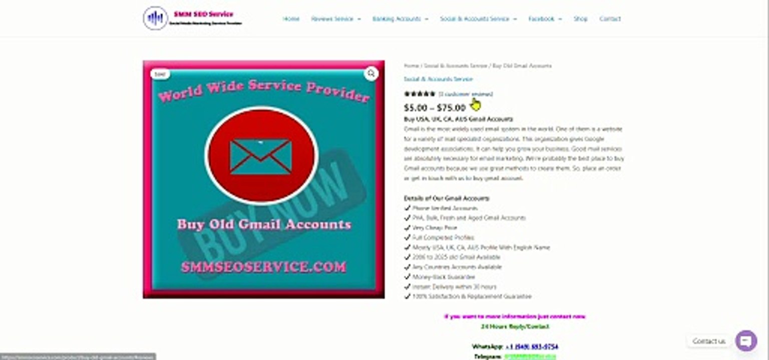 17 Best Place To Buy, Old Gmail Account (PVA & Aged)