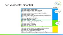 LIMa Inzicht in je ontwikkelpunten (deel 2. rapportage didactiek)