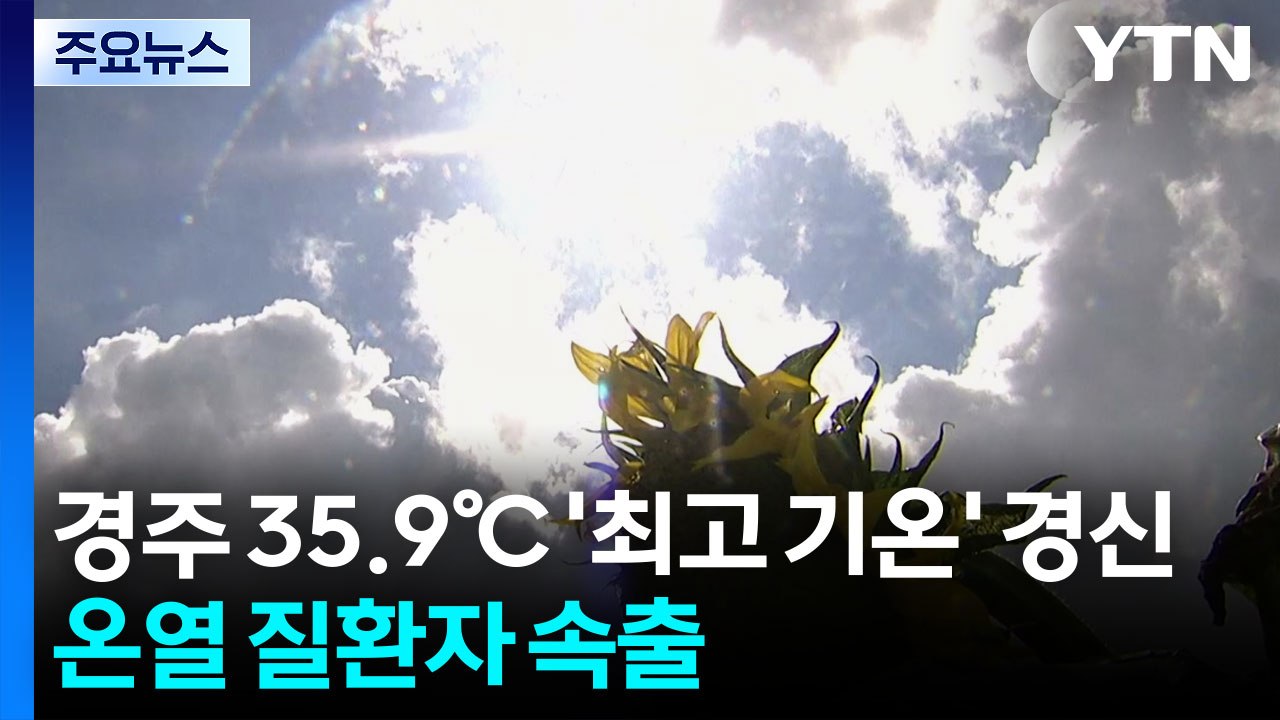 [날씨] 경주 35.9℃ '최고 기온' 경신...온열 질환자 속출 / YTN