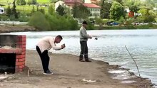 Almus Barajı’ndaki ada, yağışlarla birlikte sular altında kaldı