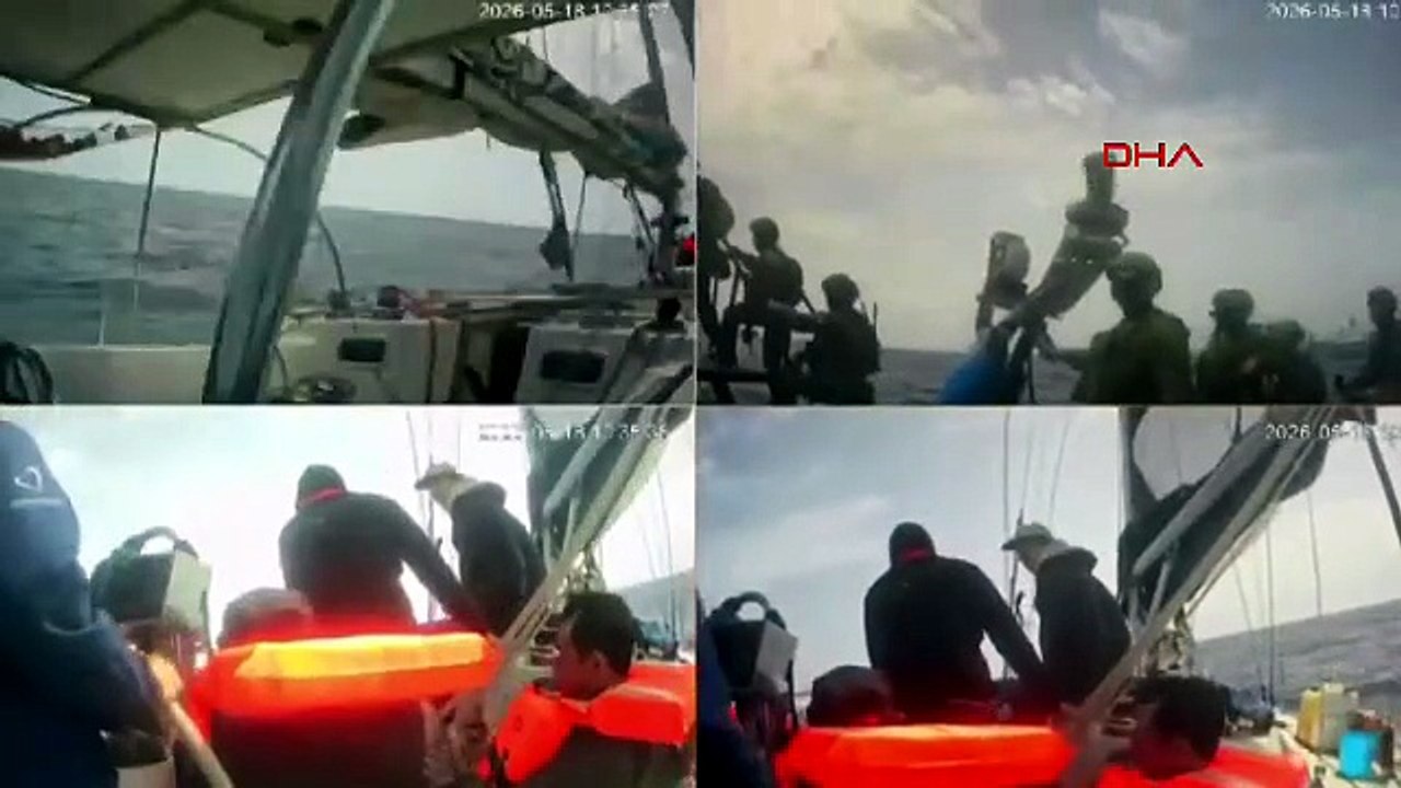 İsrail ordusundan Gazze'ye yardım götüren Küresel Sumud Filosu'na bir kez daha saldırdı!