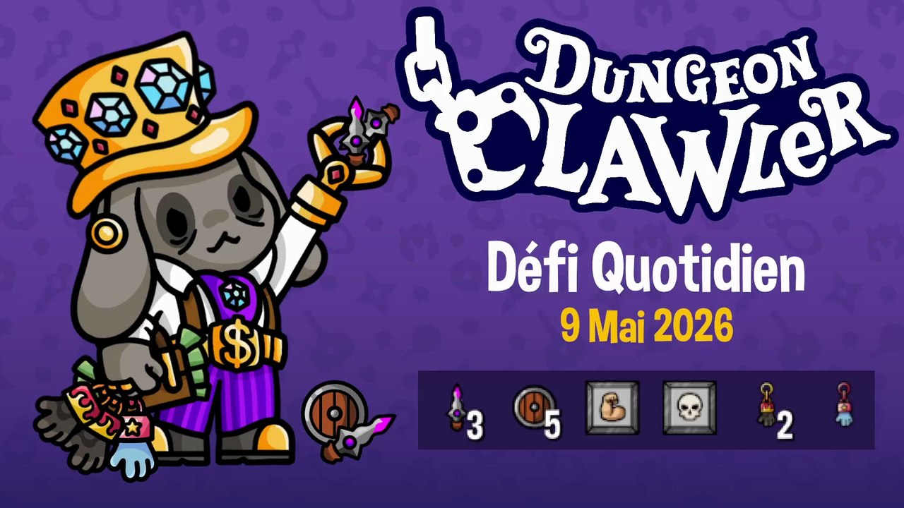 Dungeon Clawler (Défi Quotidien - 9 Mai 2026) Bernie de Feu et de Poison