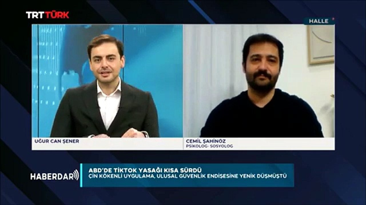 Sosyal Paylasim Sitelerinin psikolojik etkisi (TRT Türk, Haberdar, 21.01.2025)