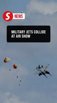 Military jets' crew members safely ejected after Idaho air show collision