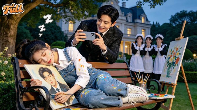 Tired Painting Girl Fell Asleep In CEO's Garden—Unaware He Already Fell For Her! A Love Story Began! - FULL MOVIES ENGLISH SUB