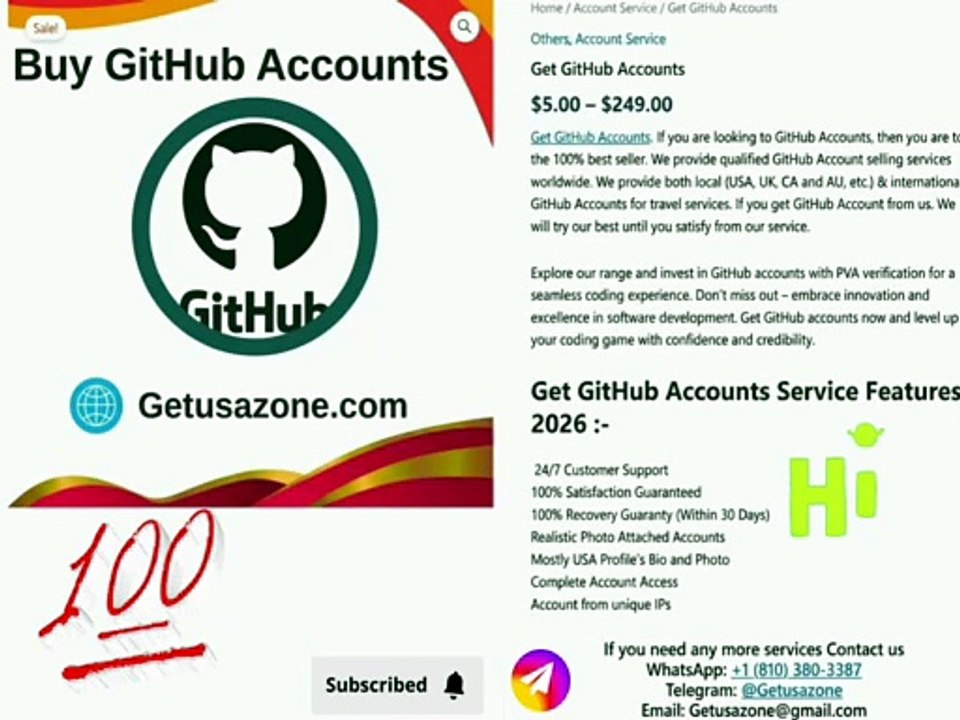 Top Places & Sites to Buy GitHub Accounts– 100% Best Old, USA & UK …