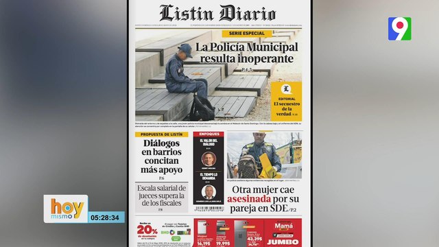 Titulares prensa dominicana lunes 18 de mayo 2026 | Hoy Mismo