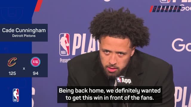 'That sucked' - Cunningham dejected after Pistons' Game 7 loss