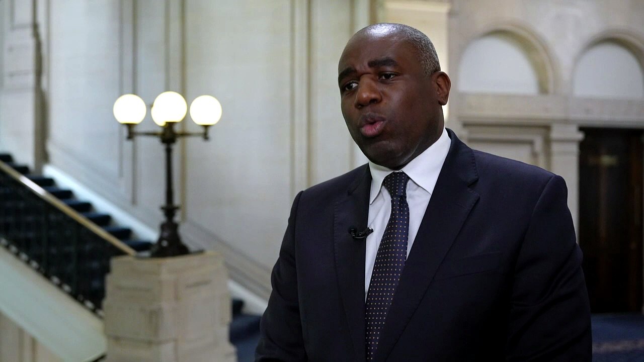Lammy: 'No timetable'  for PM's resignation