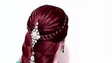 Easy ponytail braid hairstyle for girls