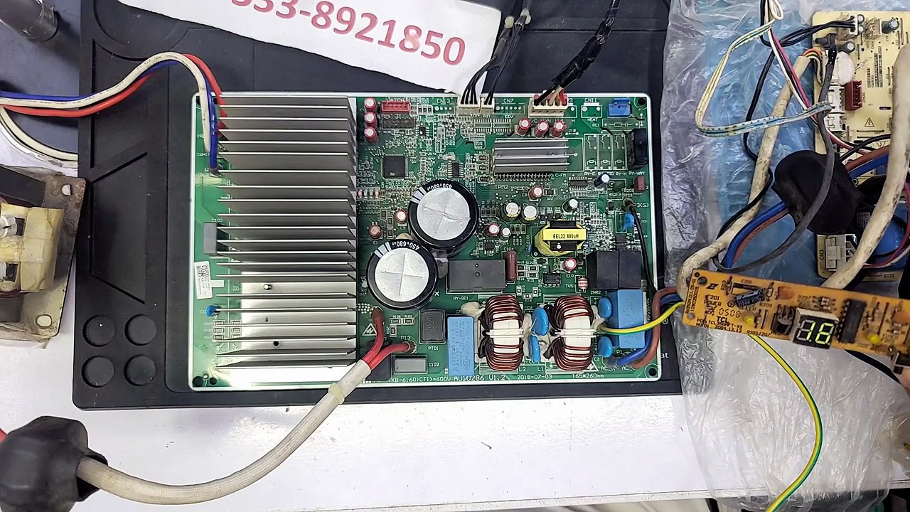 Enviro TCL Dc inverter ac E0 error outdoor pcb Dc inverter ac pcb training centre Babar Electronics - Babar Electronics HVACR