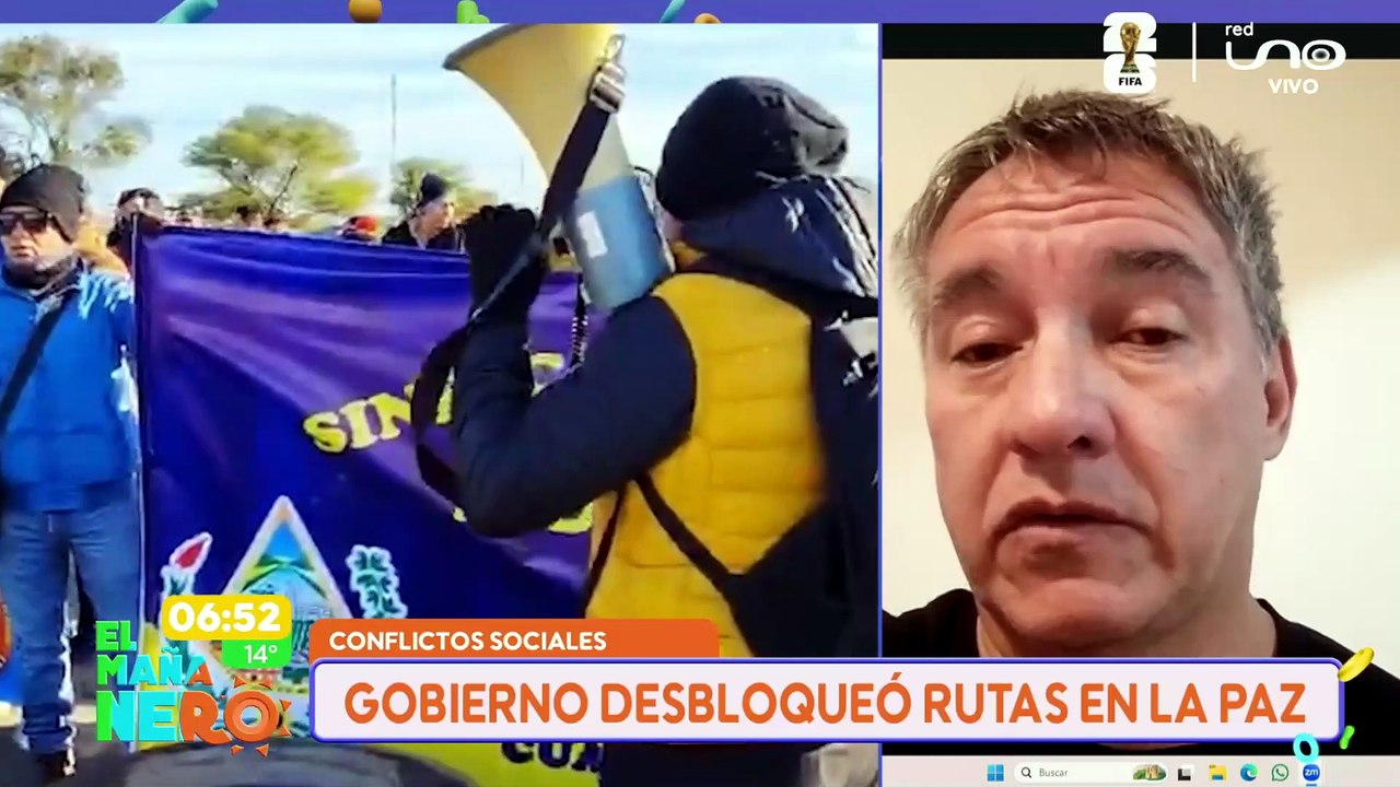 GOBIERNO DESBLOQUEA RUTAS