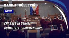 Changes in Senate committee chairmanships