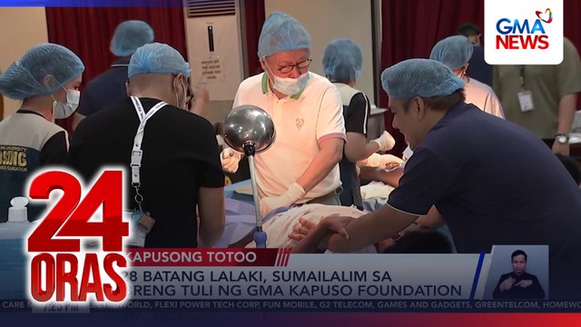 128 batang lalaki, sumailalim sa libreng tuli ng GMA Kapuso Foundation | 24 Oras