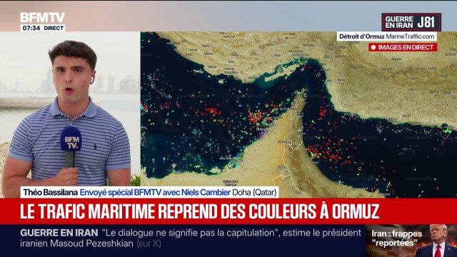 Pour peser dans les négociations avec les États-Unis, l'Iran laisse passer de plus en plus de navires dans le détroit d'Ormuz