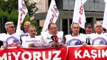 Birleşik Kamu İş Konfederasyonu Maliye Bakanlığı önünde eylem yaptı... Genel Başkan Yıldırım Tüm kamu çalışanları alacaklı durumda