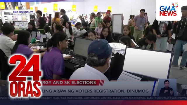 Huling araw ng voters registration, dinumog | 24 Oras