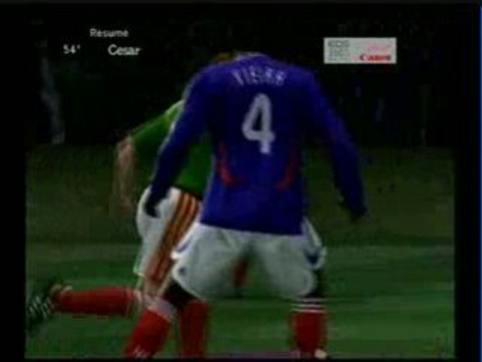 PES6 l ecole des champions vs les bleus