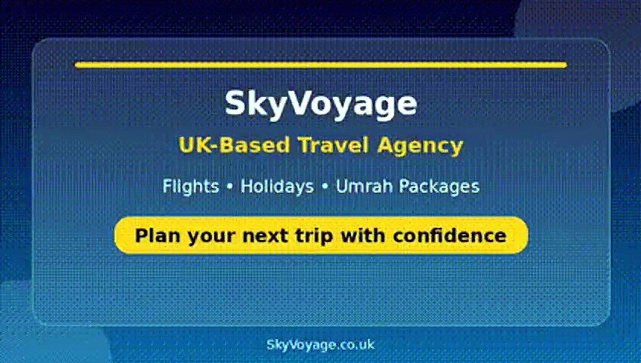 UK Flights, Holidays & Umrah | SkyVoyage