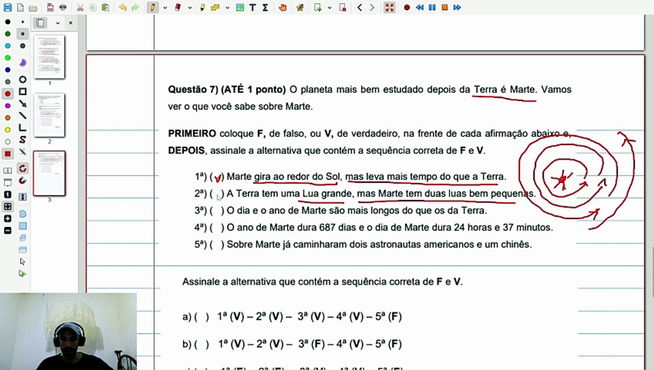 RESOLUÇÃO OBA 2023 - QUESTÃO 7 -  PROVA NÍVEL 1