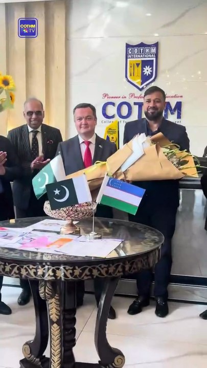 Alisher Tukhtaev, Uzbekistan’s Ambassador to Pakistan Visits COTHM!