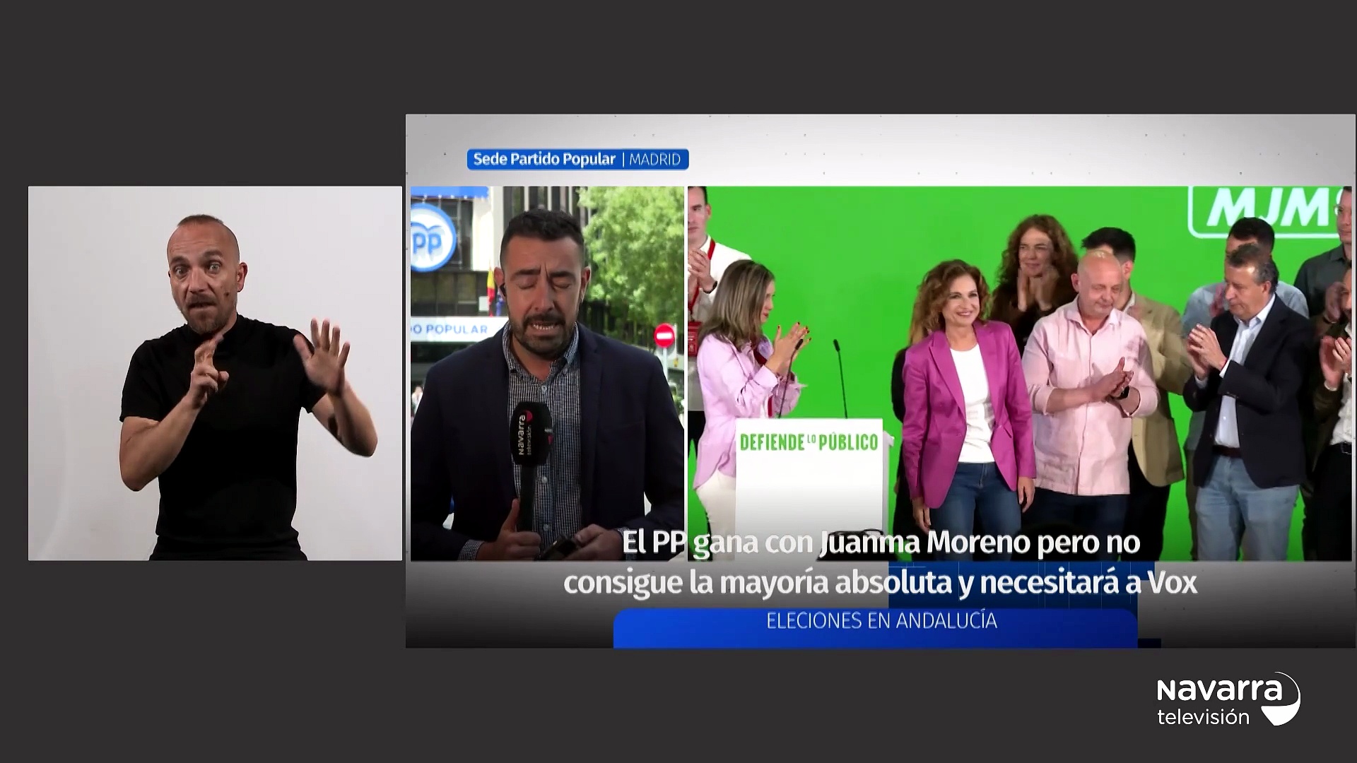 Noticias de Navarra 14:30h 18/05/2026 Lengua de Signos