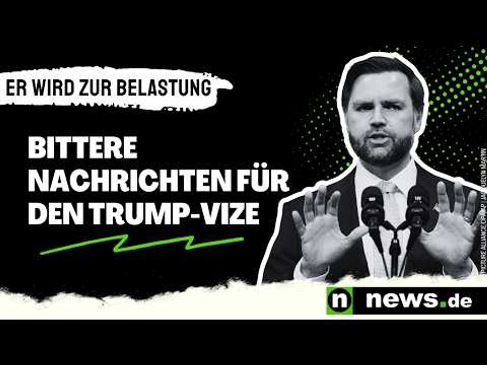 JD Vance: Bittere Nachrichten für den Trump-Vize - er wird zur Belastung