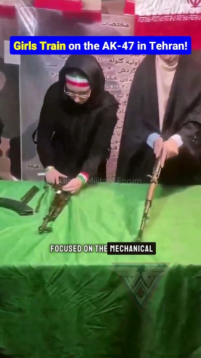 Iran’s Basij Teaches Women Weapon Mechanics
