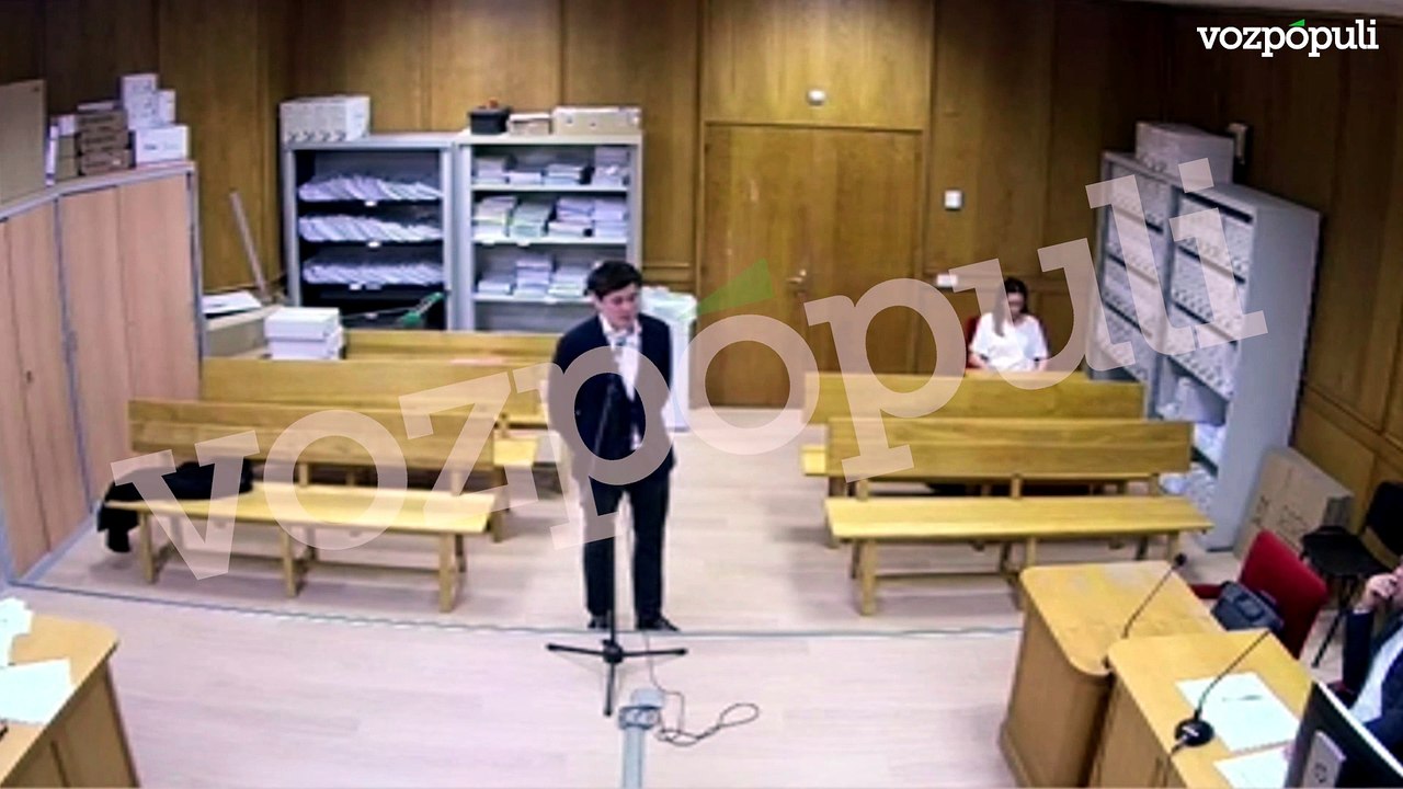 El vídeo de Vito Quiles ante la juez: "Me echan del Congreso por hacer preguntas con un espíritu crítico"