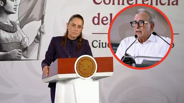 Claudia Sheinbaum confirma bloqueo de las cuentas bancarias de Rubén Rocha Moya