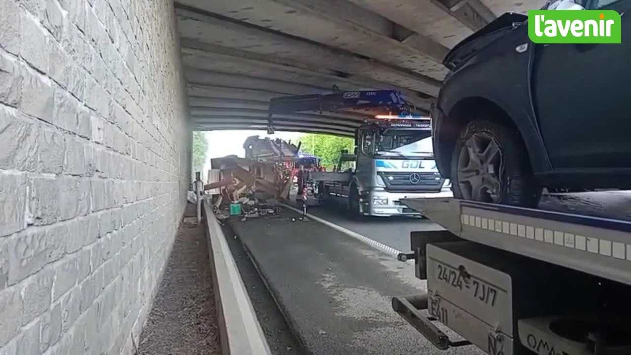 Accident à Ciney: une caravane impliquée