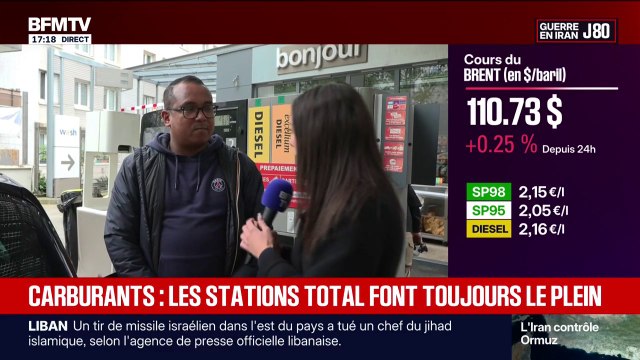 Carburants: les stations-service du groupe Total toujours plébiscitées grâce au blocage des prix