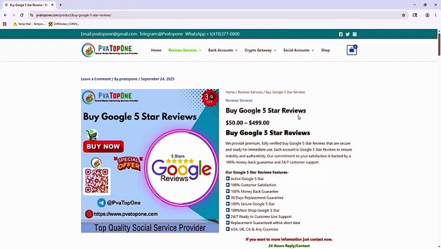 Top 7.3 Sites to Buy 5-Stars Google Reviews